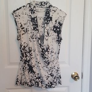 Chaus surplice wrap top